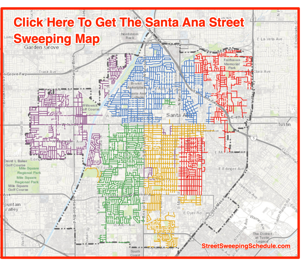 Santa Ana Street Sweeping 2024 (Schedule, Map, Holidays, Tickets)