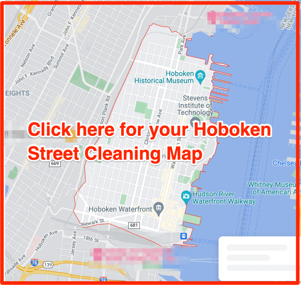 Jersey City Street Cleaning Schedule 2022 Hoboken Street Cleaning 2022 (Maps, Holidays, Tickets, Schedules)