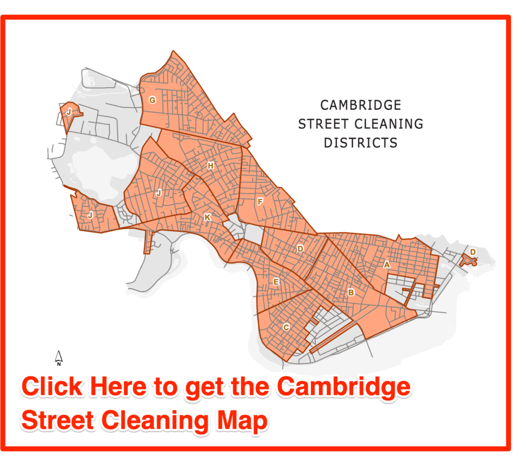 Cambridge Street Cleaning Map