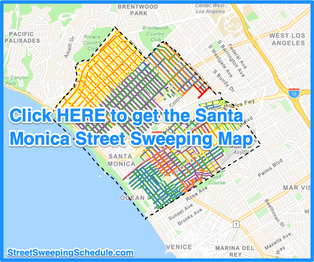 Santa Monica Street Sweeping 2024 (Maps, Holidays, Tickets, Schedules)