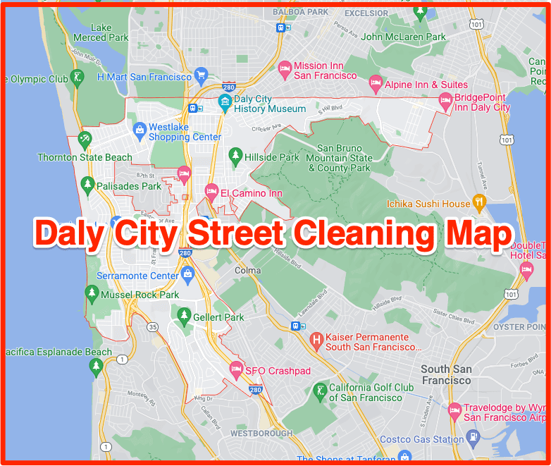 Daly City Street Cleaning Map