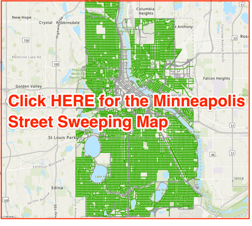 Minneapolis Street Sweeping Map