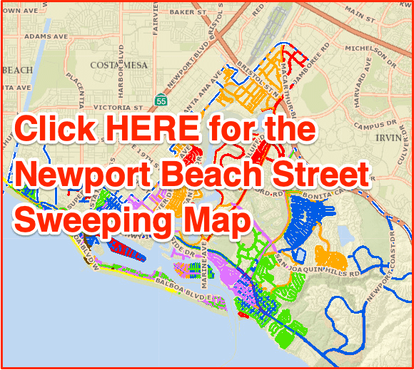 Newport Beach Street Sweeping Schedule 2024