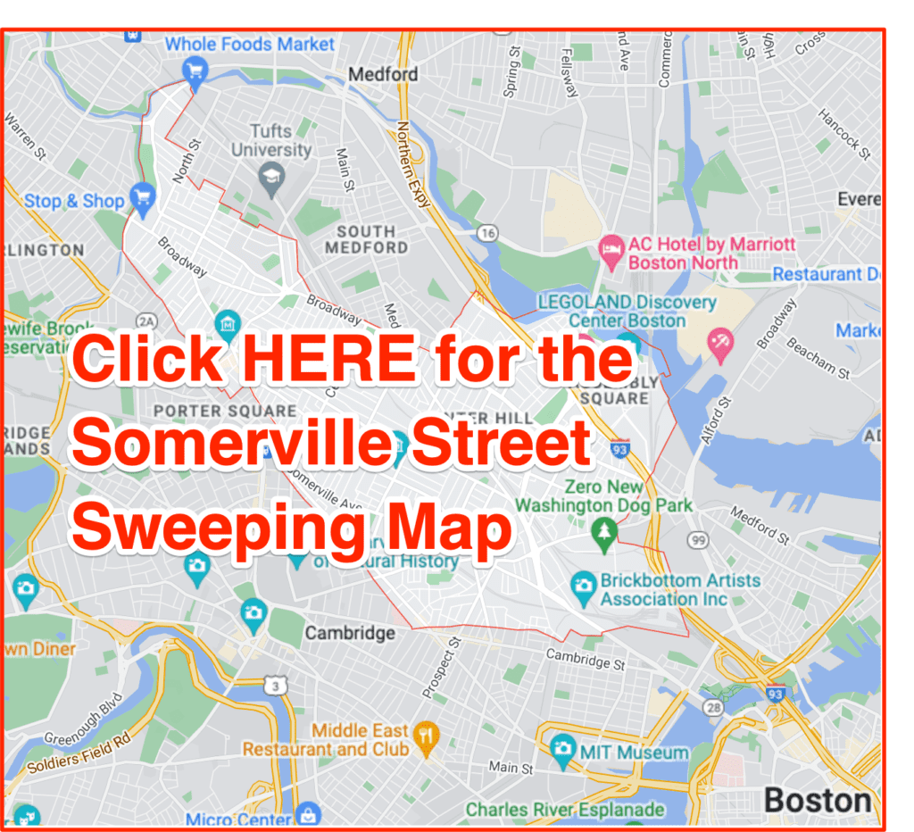 Somerville Street Sweeping Map