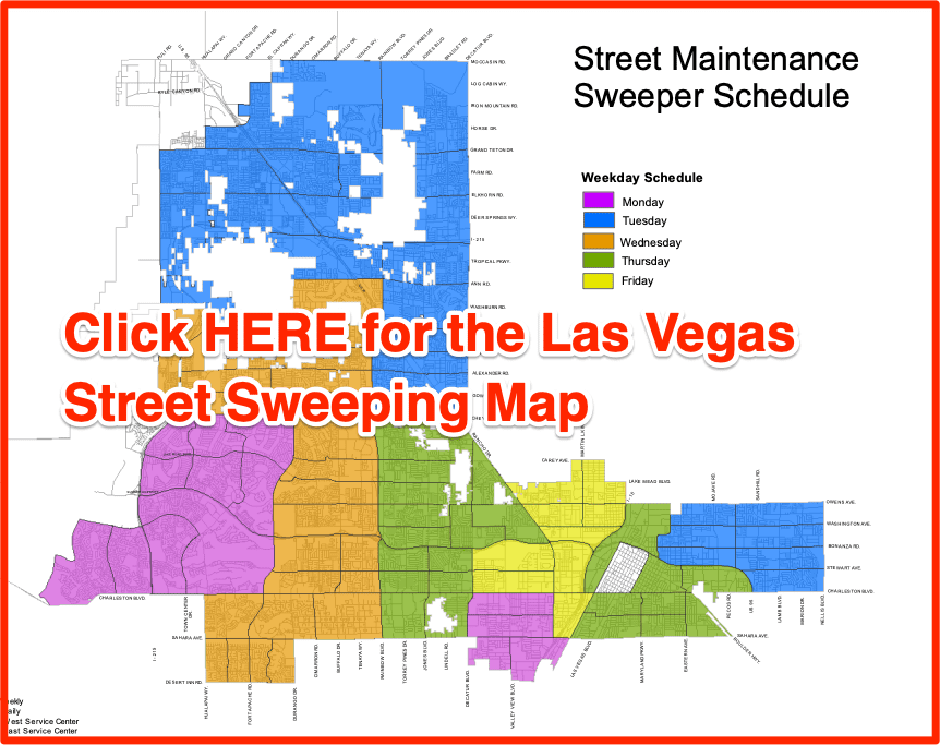 Las Vegas Street Sweeping Schedule 2024