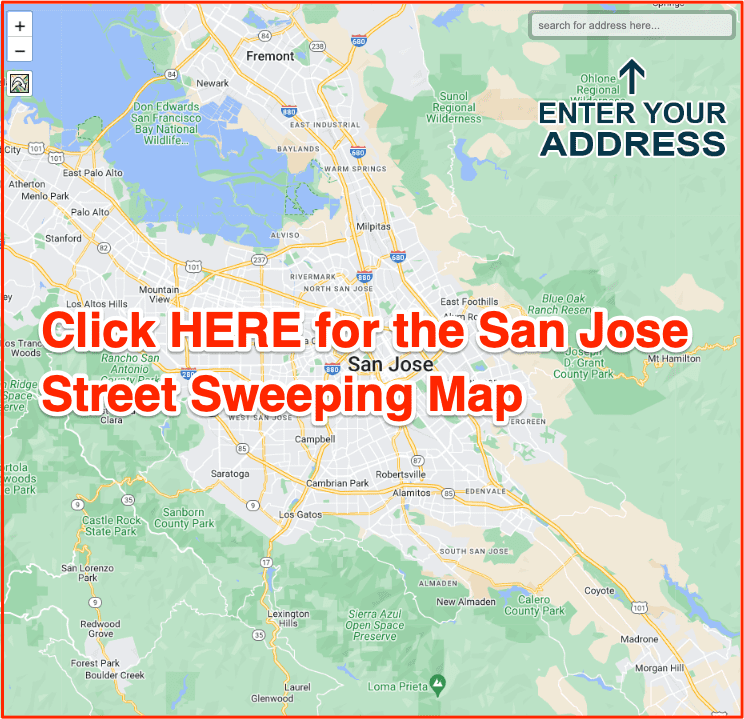 San Jose Street Sweeping Map