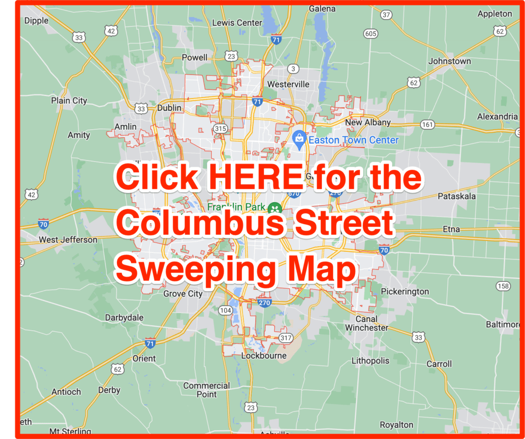 Columbus Street Sweeping Map