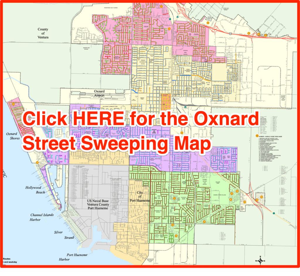 Oxnard Street Sweeping 2023 Schedules, Maps, Holidays, Tickets