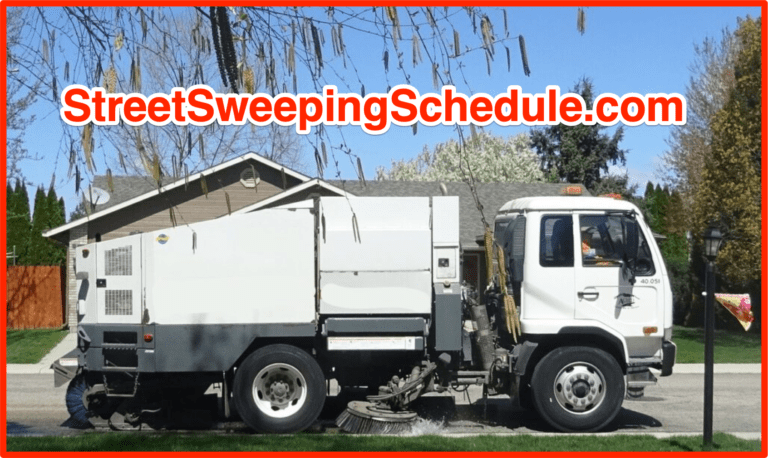 Street Sweeping Schedule 2023 Holidays, Maps, Tickets (Updated)