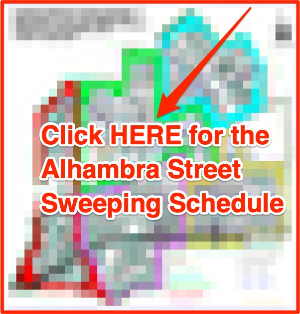 Alhambra Street Sweeping 2023 (Schedule, Map, Holidays, Ticket)