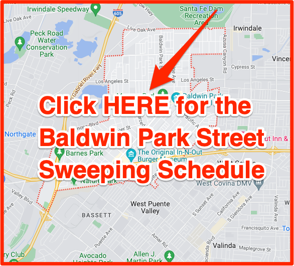 Baldwin Park Street Sweeping schedule