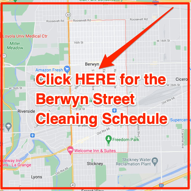Berwyn street cleaning schedule map