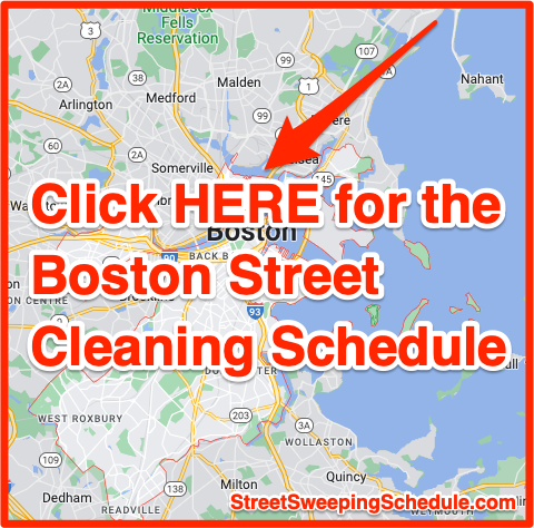 Boston street cleaning schedule map
