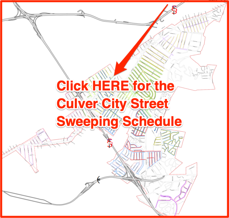 Culver City Street Sweeping 2023 (Schedules, Maps, Holidays)