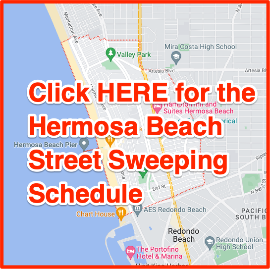 Hermosa Beach Street Sweeping Schedule Map
