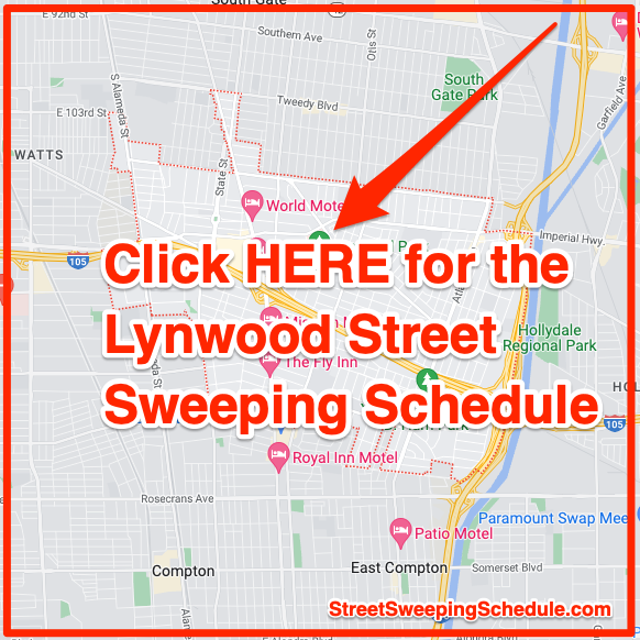 Lynwood street sweeping schedule map