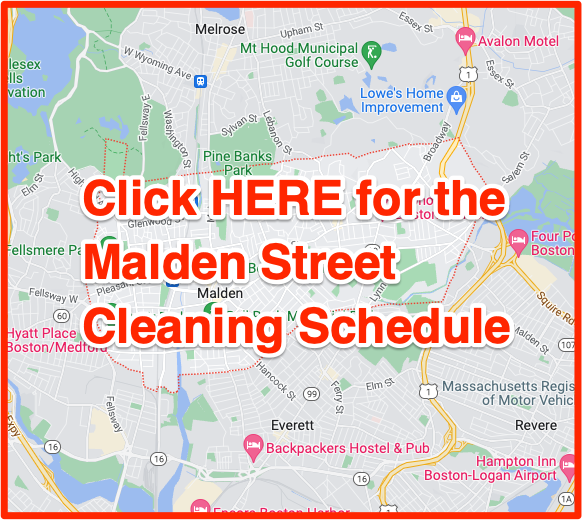 Malden street cleaning schedule map