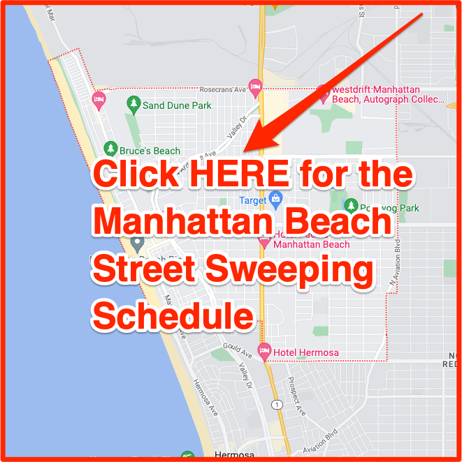 Manhattan Beach Street Sweeping Schedule Map