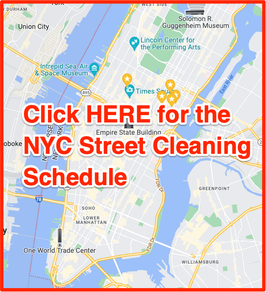 Street Cleaning Schedule Nyc Map - Map of world