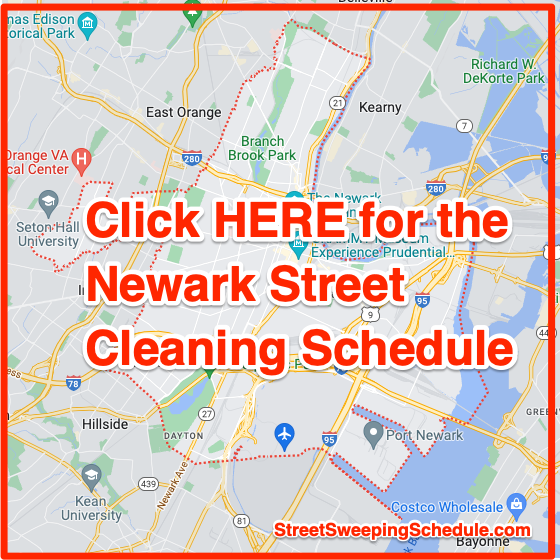 Newark Street Cleaning Schedule Map