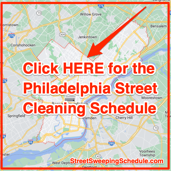 Philadelphia street cleaning schedule map