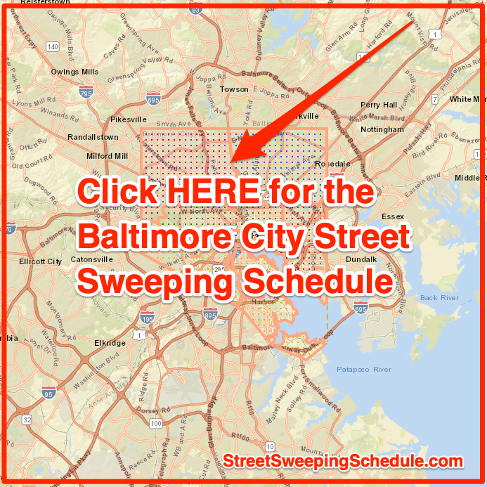 Baltimore City street sweeping schedule