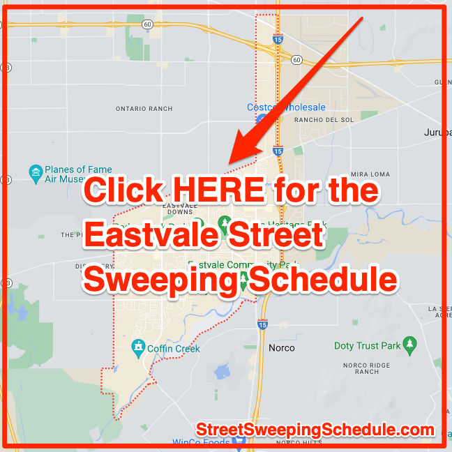 Eastvale street sweeping schedule