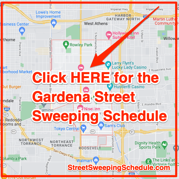 Gardena street sweeping schedule