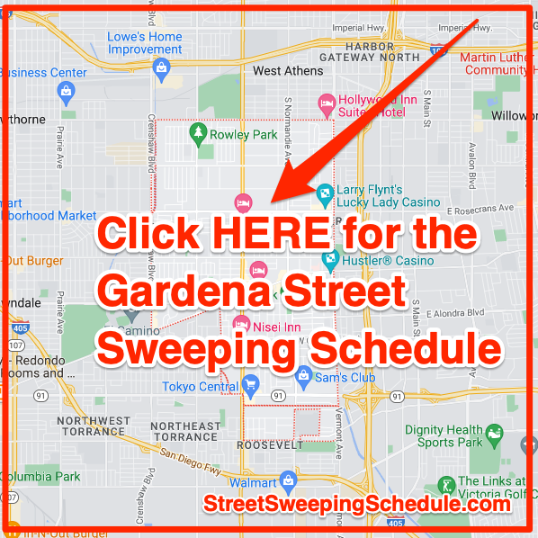 Gardena Street Sweeping 2024 (Schedule, Map, Holidays, Tickets)