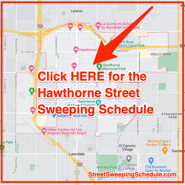 Hawthorne street sweeping schedule