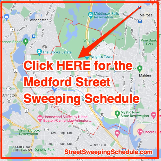 Medford Street Sweeping 2023 (Schedule, Map, Holidays, Tickets)