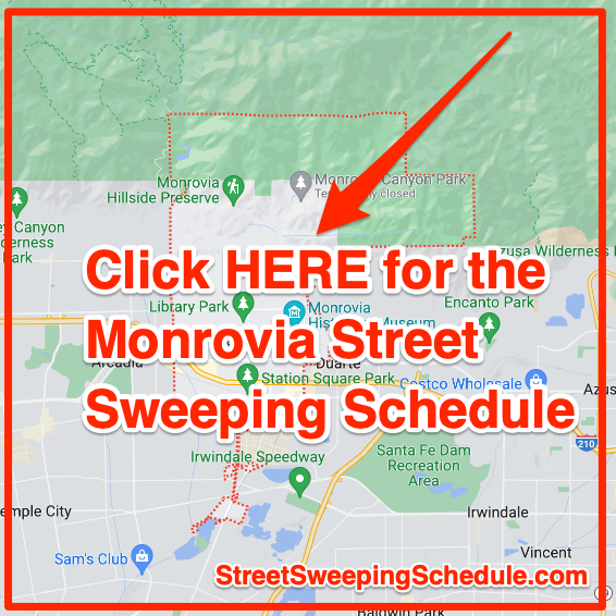 Monrovia Street sweeping schedule