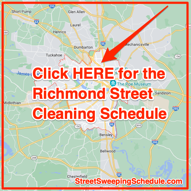 Richmond Street Cleaning Schedule Map 