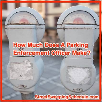 how much does a parking enforcement officer make