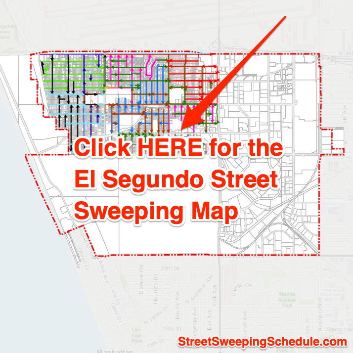 El Segundo street sweeping map