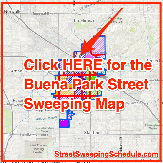 Buena Park street sweeping map