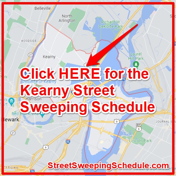 Kearny Street Sweeping Schedule Map