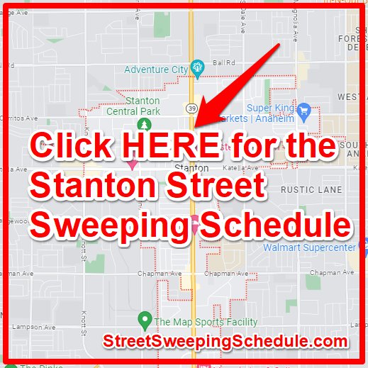 Stanton Street Sweeping Schedule Map