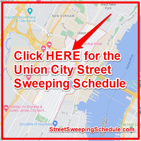 Union City Street Sweeping 2024 (Schedule, Map, Holidays, Tickets)