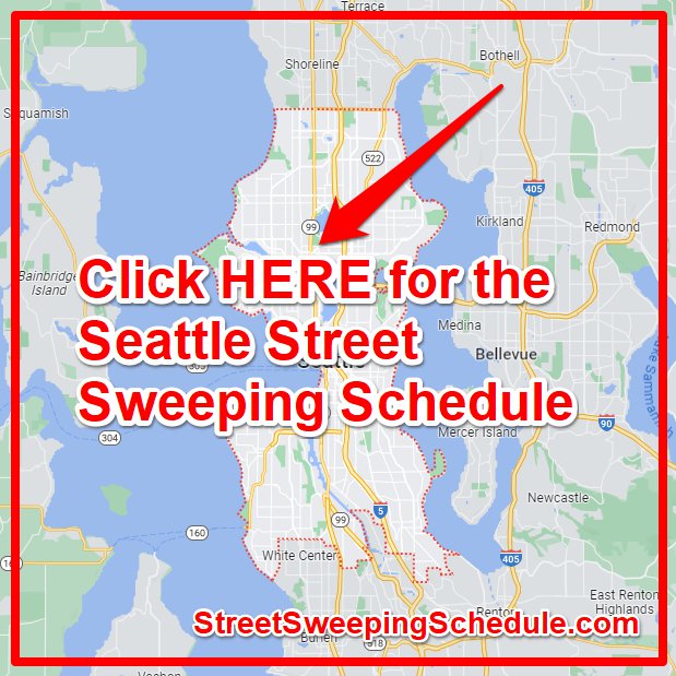 Seattle Street Sweeping Schedule Map